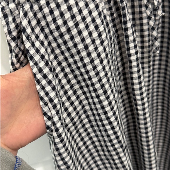 NWT! XS Petite LOFT Gingham, Seersucker Midi Dress - Picture 6 of 13